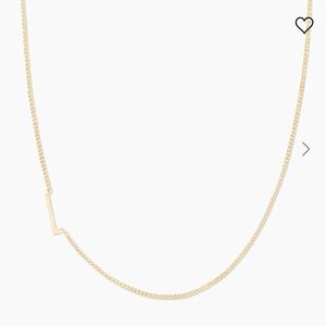 NEW IN BAG Gorjana Wilder Alphabet Necklace - L